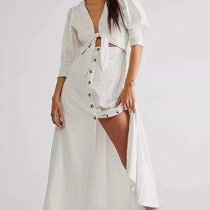 Free People String of Hearts Maxi Dress Size Medium